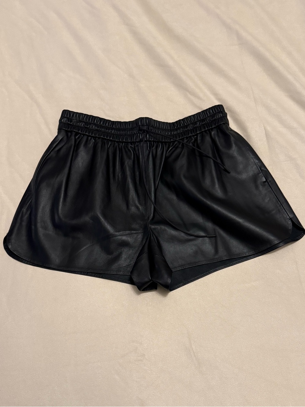 Alice + Olivia Ludlow leather shorts | Size: M